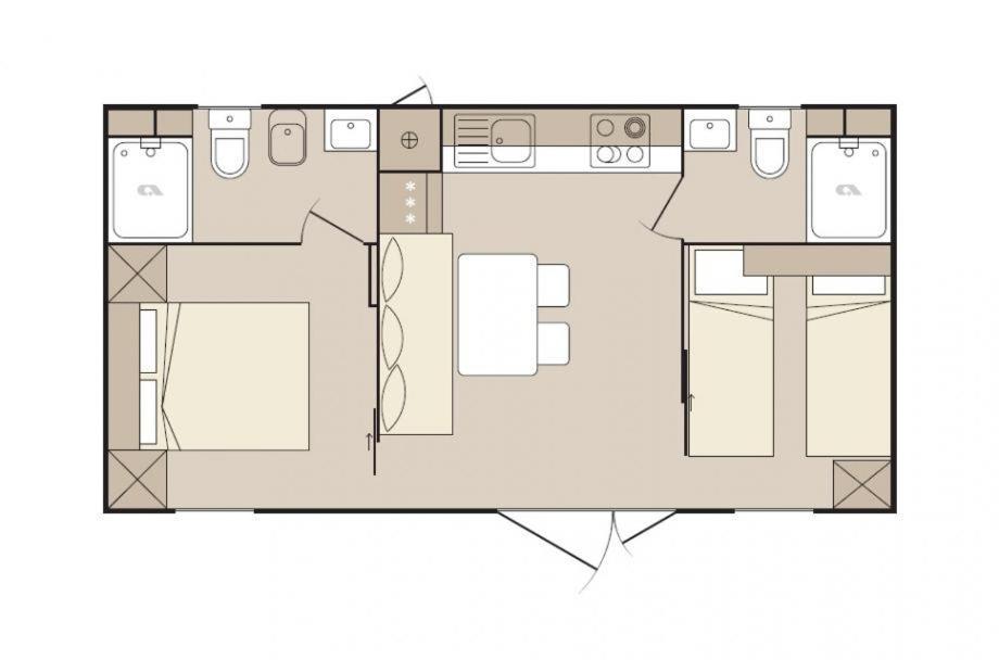 New Adria Mobile Home - Camp Vala Orebic Exterior photo
